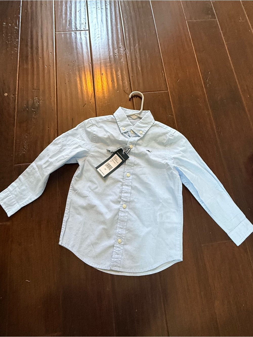Vineyard Vines 3Y Boys Light Blue Button-Down Shirt - Classic Oxford NWT